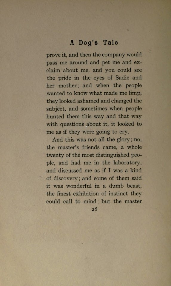 A Dog's Tale, p. 28