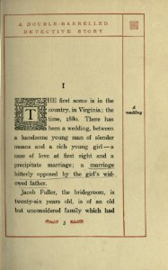 A Double-Barrelled Detective Story, p. 003