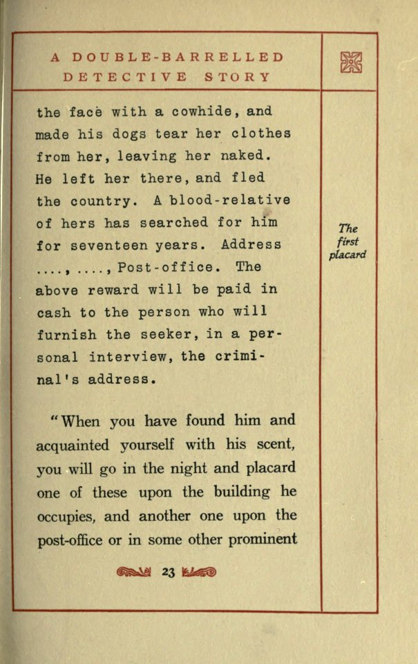 A Double-Barrelled Detective Story, p. 023