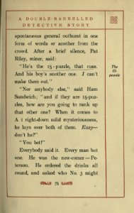 A Double-Barrelled Detective Story, p. 075