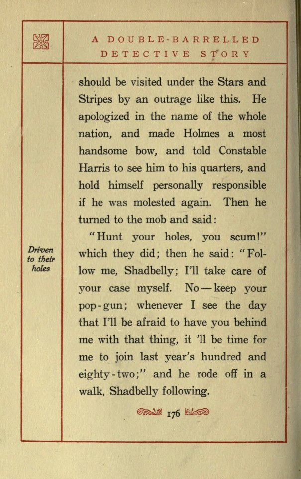 A Double-Barrelled Detective Story, p. 176