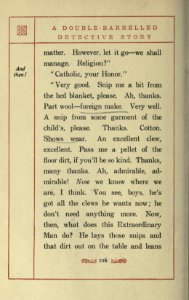 A Double-Barrelled Detective Story, p. 106