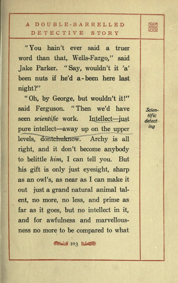 A Double-Barrelled Detective Story, p. 103