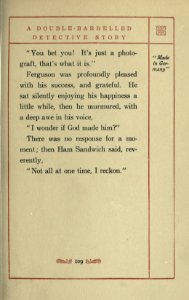 A Double-Barrelled Detective Story, p. 109