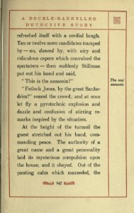 A Double-Barrelled Detective Story, p. 147