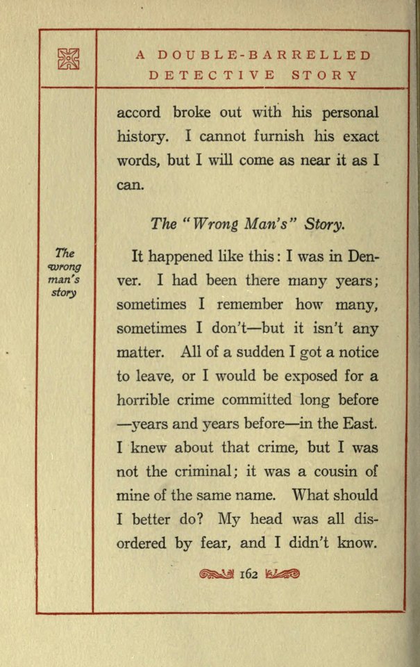A Double-Barrelled Detective Story, p. 162
