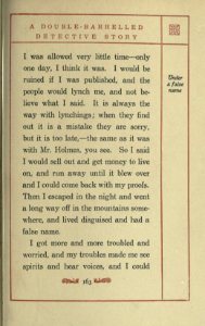 A Double-Barrelled Detective Story, p. 163