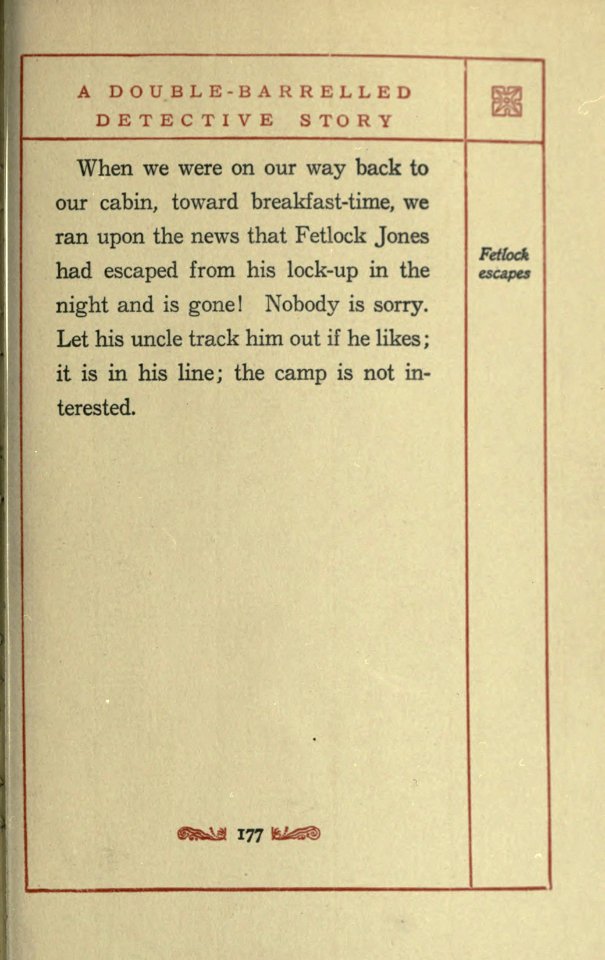 A Double-Barrelled Detective Story, p. 177