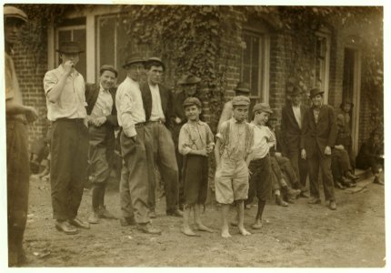 A few of the young boys working in the Cannon Mill, Concord, N.C., but only a few of them and not the smallest. LOC cph.3a29782