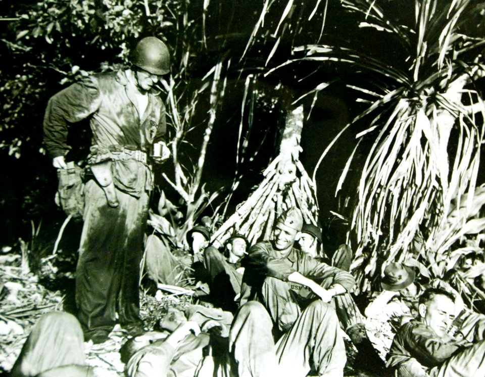 A Few Minutes Snooze For Marine Raiders, WWII (26158130780)