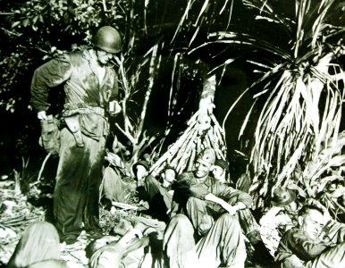 A Few Minutes Snooze For Marine Raiders, WWII (26158130780)