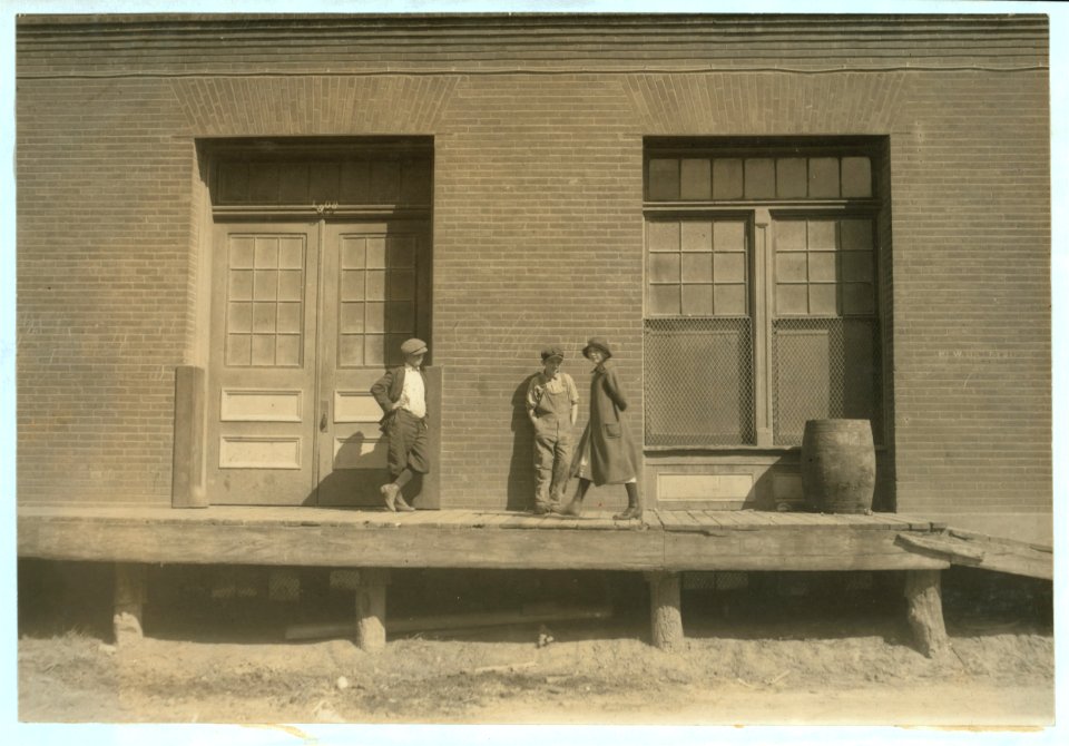 A few of the young workers in Hughes Brothers Candy Factory, S. Ervay St., I counted five going and coming at night and at noon, that appeared to be from 12 to 15 years old. One girl told me LOC nclc.04903