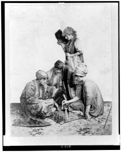 A game of chess - Baumann Studio, New York. LCCN97511164