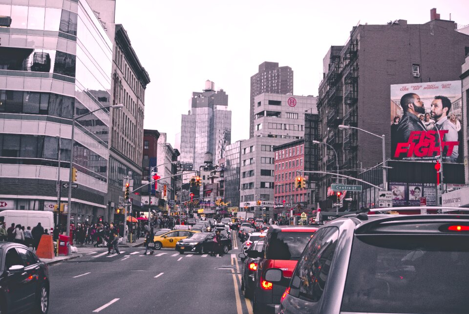 Architecture pedestrian crossing photo