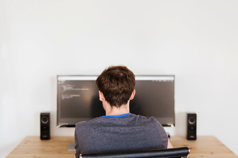 People business desk photo