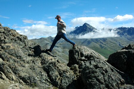 Climb outdoors climber photo