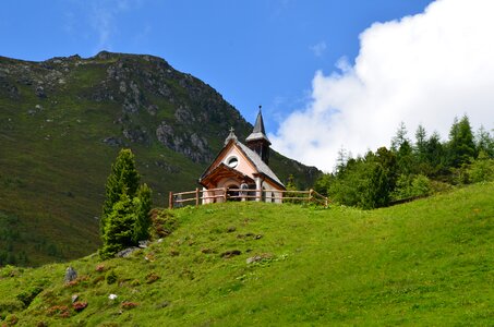 Church tyrol meadow photo