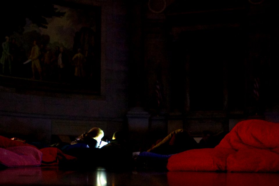 Archives sleepover - National Archives Rotunda Sleepover (12182200445)