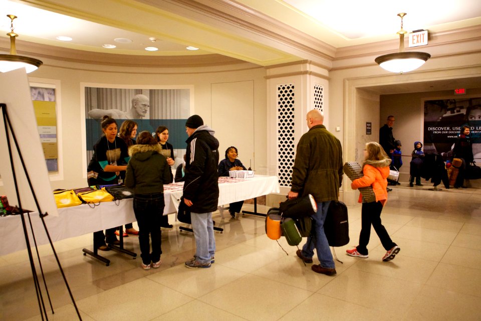 Archives sleepover - National Archives Rotunda Sleepover (12182287405)