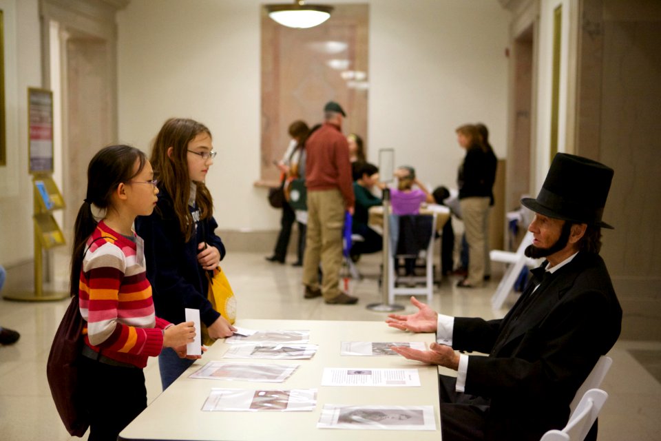 Archives sleepover - National Archives Rotunda Sleepover (12182232975)