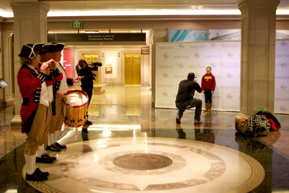 Archives sleepover - National Archives Rotunda Sleepover (12182511813)