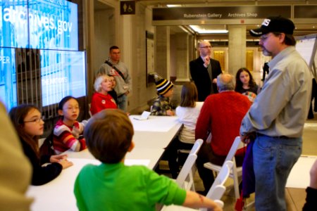Archives sleepover - National Archives Rotunda Sleepover (12182241805)