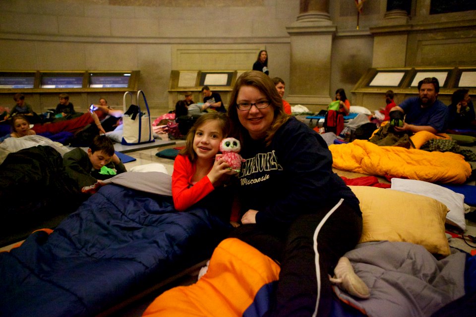 Archives sleepover - National Archives Rotunda Sleepover (12182628144)