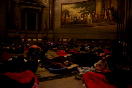 Archives sleepover - National Archives Rotunda Sleepover (12182426133)