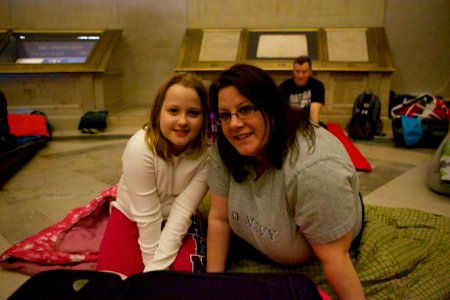 Archives sleepover - National Archives Rotunda Sleepover (12182437363)
