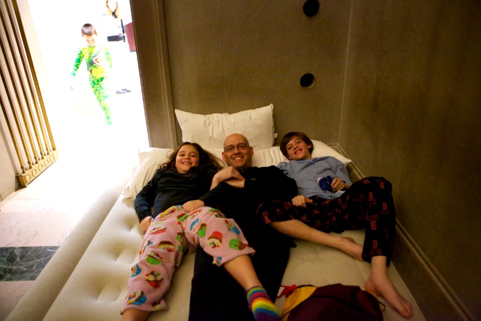 Archives sleepover - National Archives Rotunda Sleepover (12182440533)