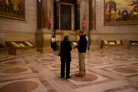 Archives sleepover - National Archives Rotunda Sleepover (12182257125)