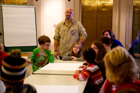 Archives sleepover - National Archives Rotunda Sleepover (12182463933)