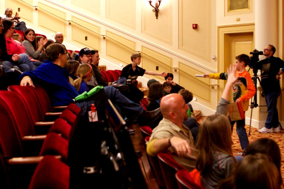 Archives sleepover - National Archives Rotunda Sleepover (12182274565)