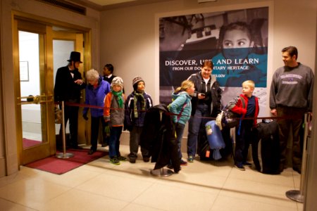 Archives sleepover - National Archives Rotunda Sleepover (12182510043)