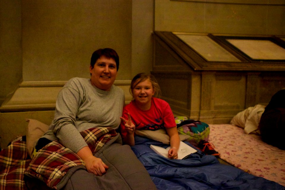 Archives sleepover - National Archives Rotunda Sleepover (12182617984)