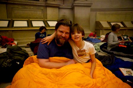 Archives sleepover - National Archives Rotunda Sleepover (12182436473)