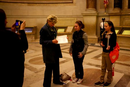 Archives sleepover - National Archives Rotunda Sleepover (12182671134)