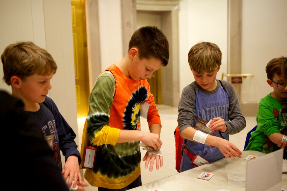 Archives sleepover - National Archives Rotunda Sleepover (12182682754)