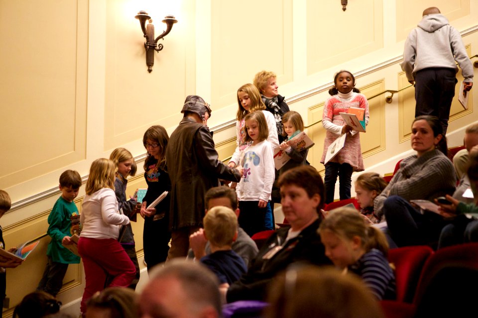 Archives sleepover - National Archives Rotunda Sleepover (12182689194)