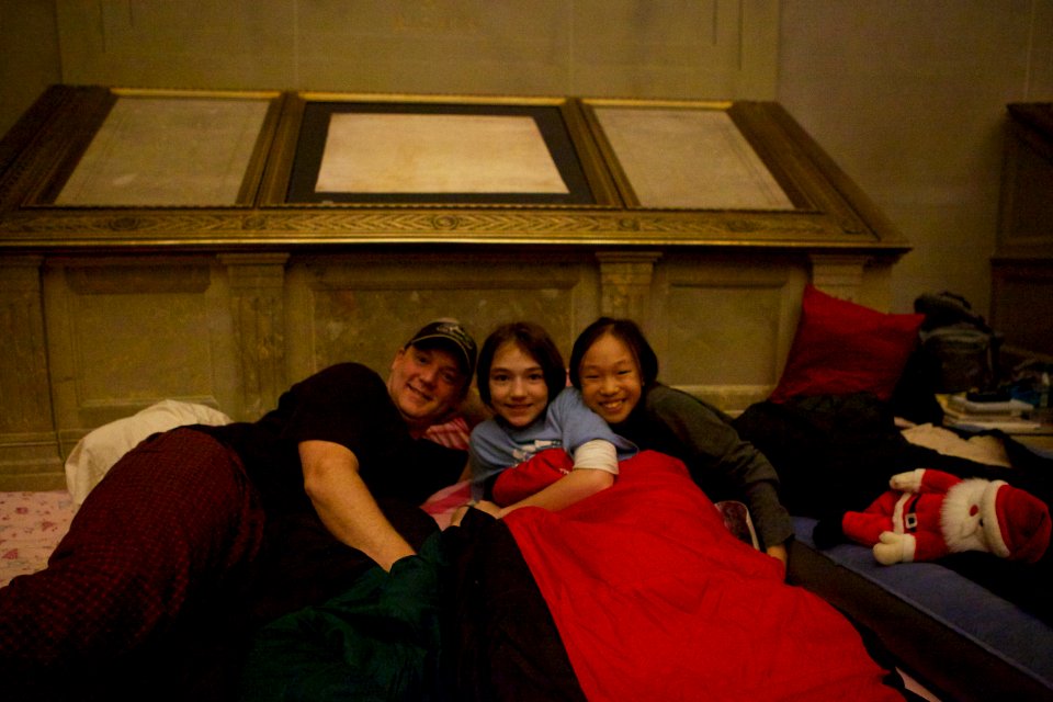 Archives sleepover - National Archives Rotunda Sleepover (12182617574)