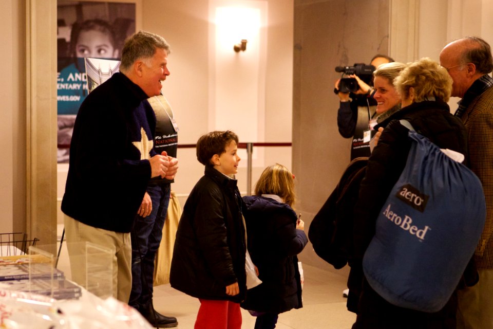 Archives sleepover - National Archives Rotunda Sleepover (12183232296)