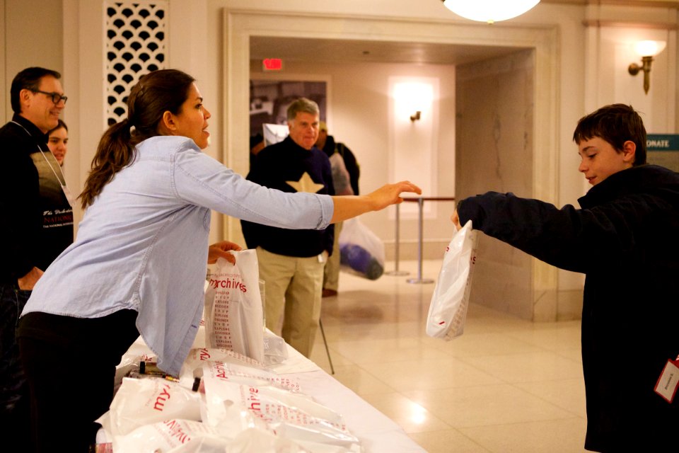 Archives sleepover - National Archives Rotunda Sleepover (12183235996)