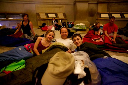Archives sleepover - National Archives Rotunda Sleepover (12182829306)