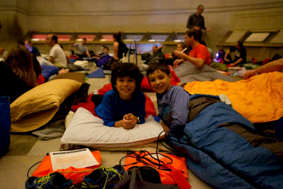 Archives sleepover - National Archives Rotunda Sleepover (12182818526)