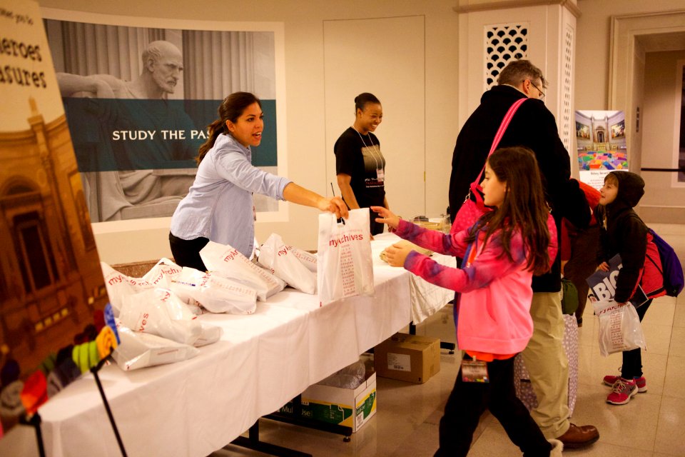 Archives sleepover - National Archives Rotunda Sleepover (12182842613)