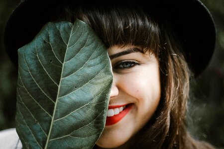 Woman smile happy photo