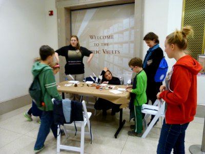 Archives sleepover - Rotunda Sleepover (12209488634)