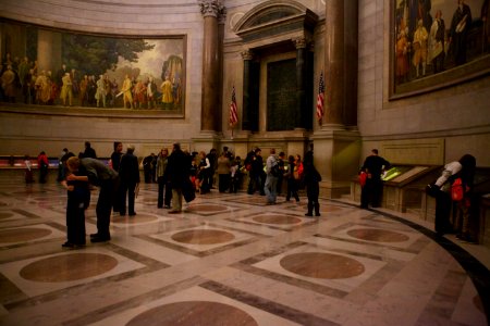 Archives sleepover - National Archives Rotunda Sleepover (12182883856)