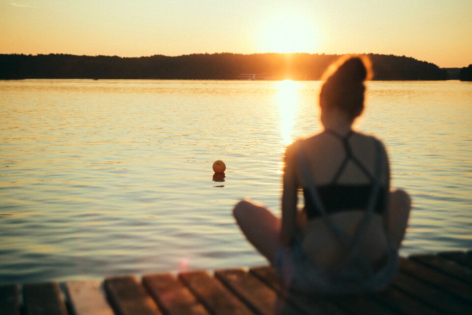 Blurred calm calmness