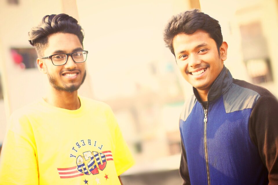Smile happy young